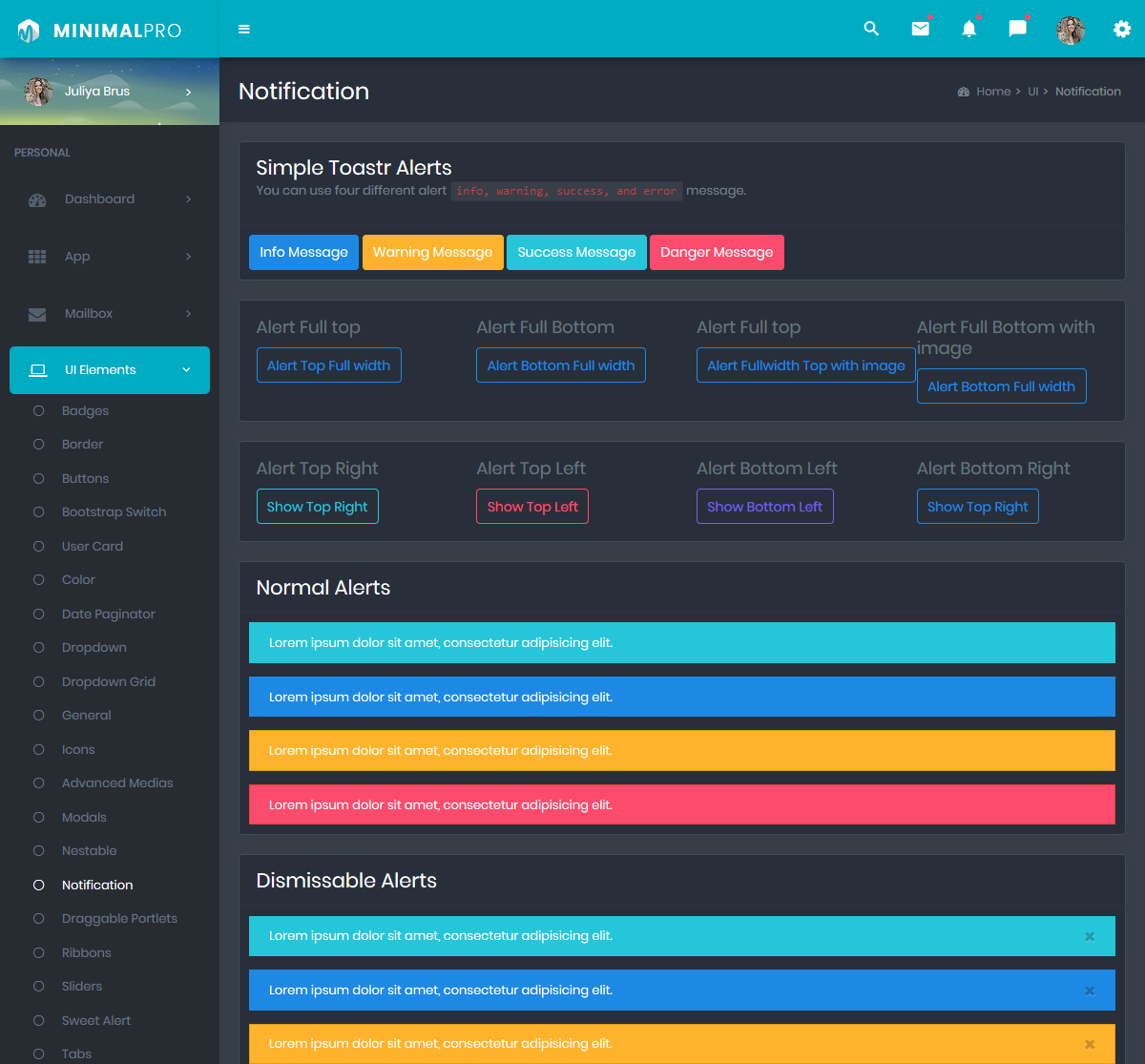 Bootstrap Admin Template