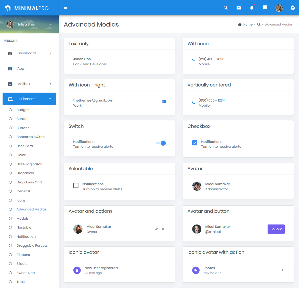 Premium Admin Template