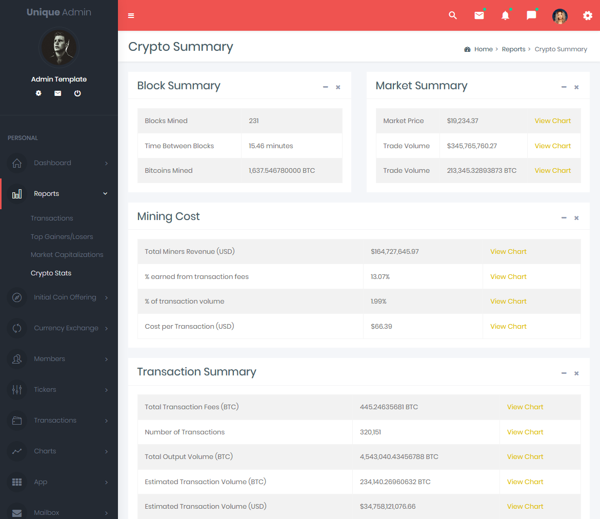 Bootstrap Admin Template