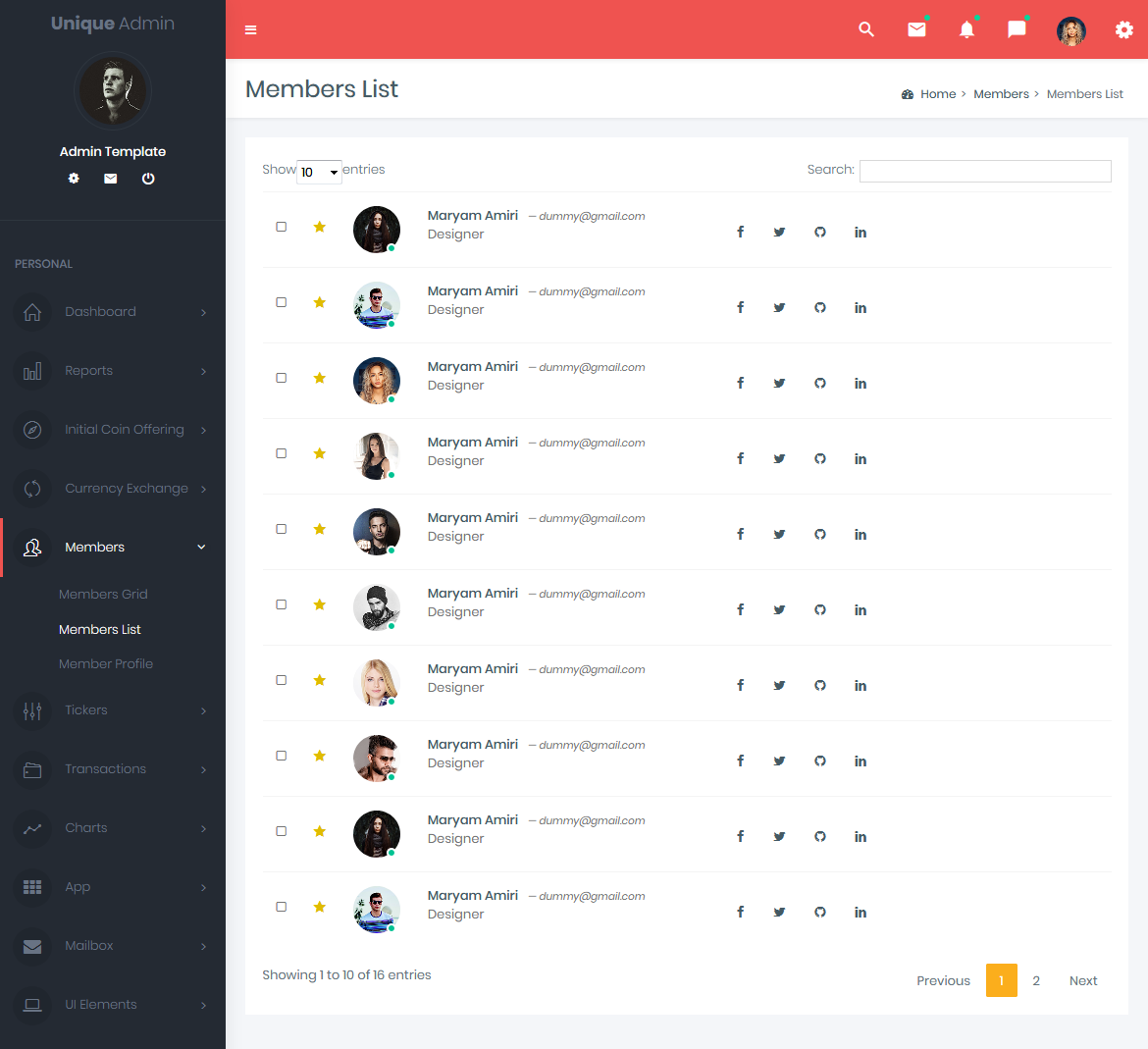 Bootstrap 4 Admin Templates