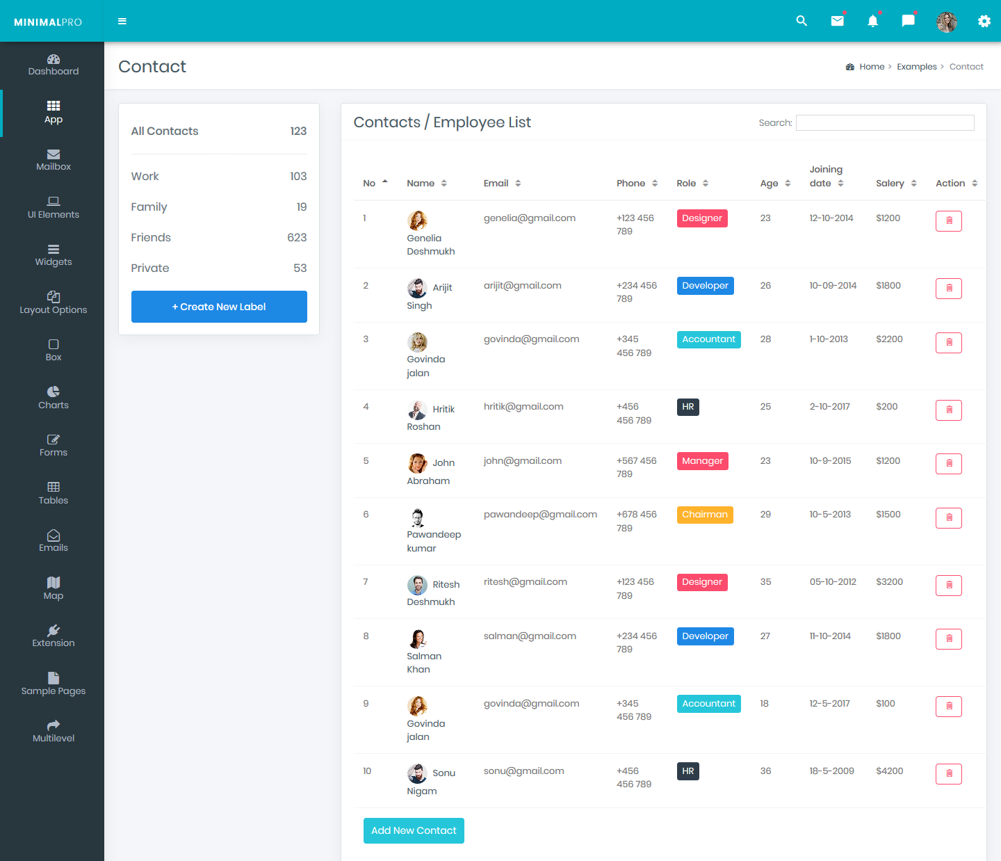 Bootstrap Admin Templates