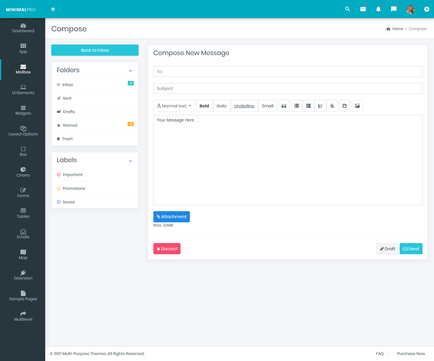 Premium Admin Template