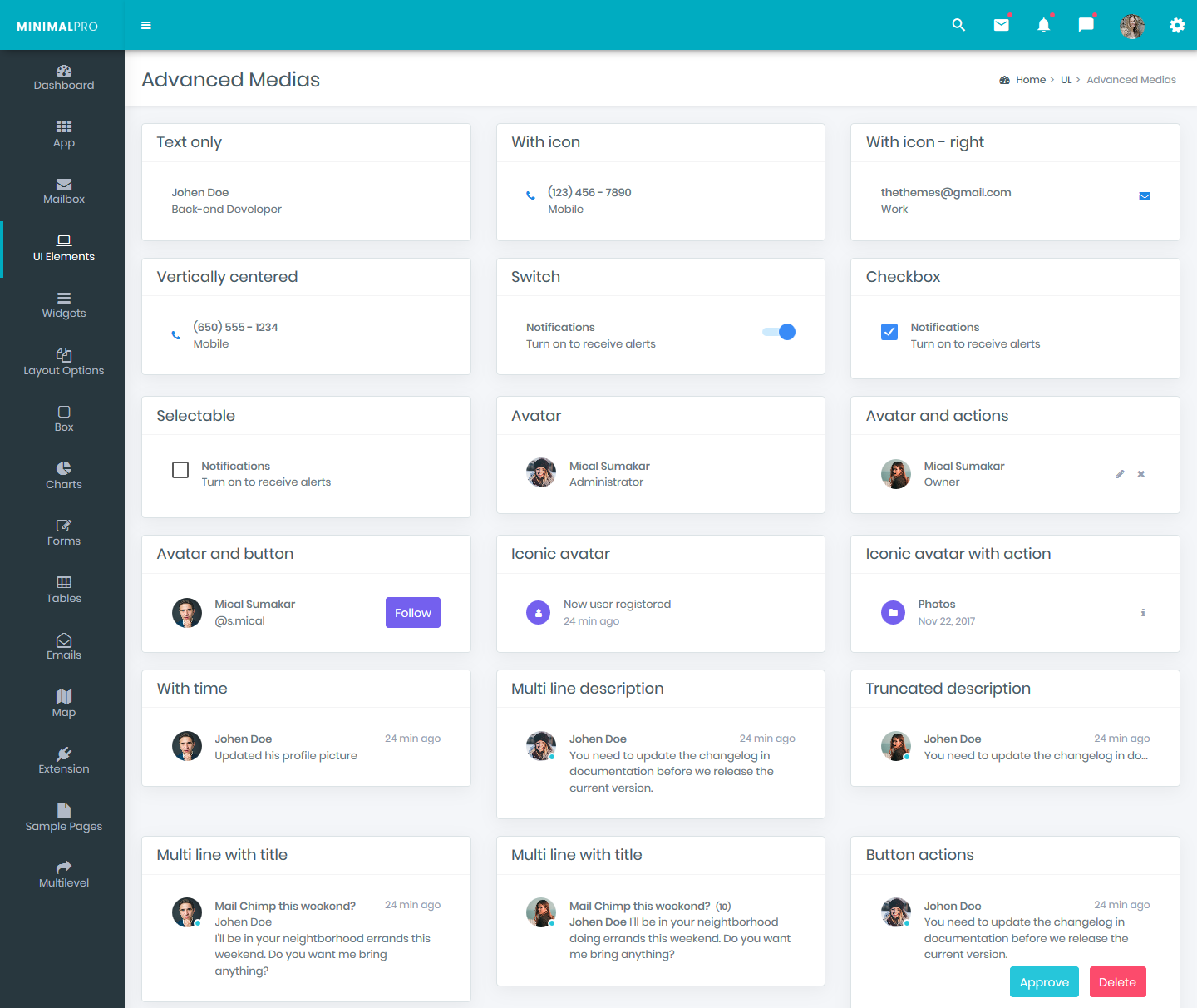 Bootstrap 4 Admin Dashboard