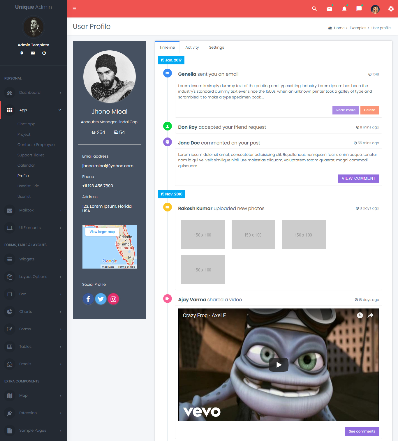 Admin Templates