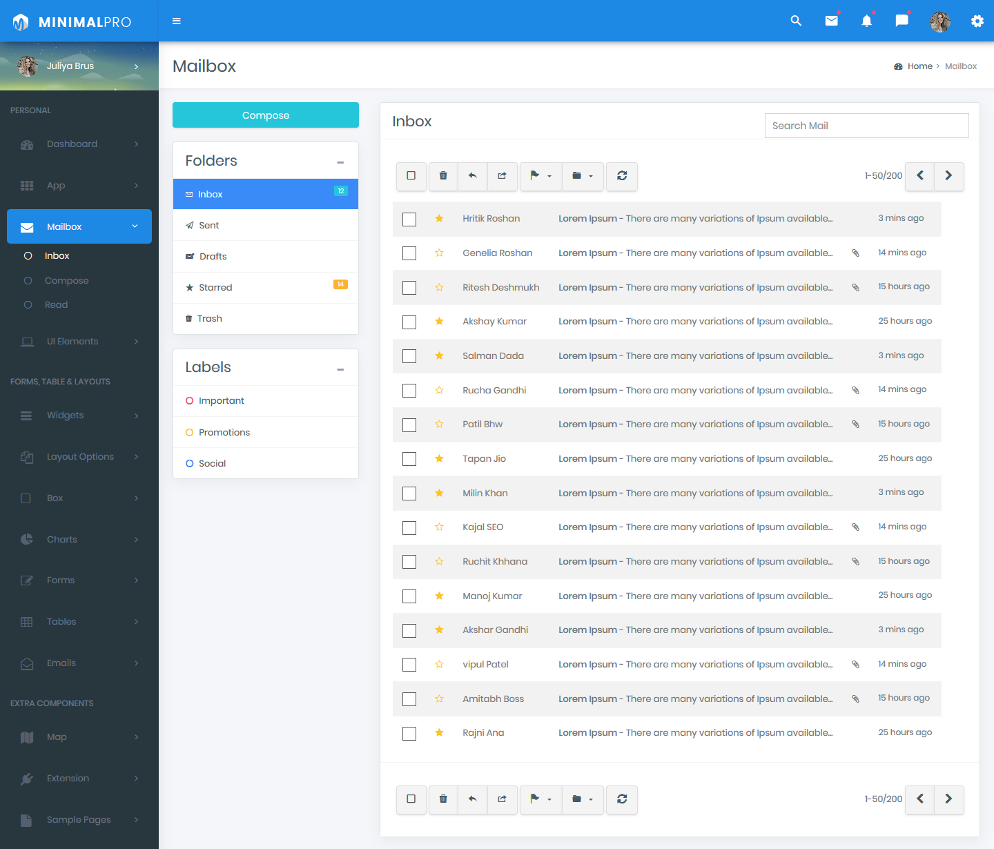 Responsive Bootstrap 4 Admin