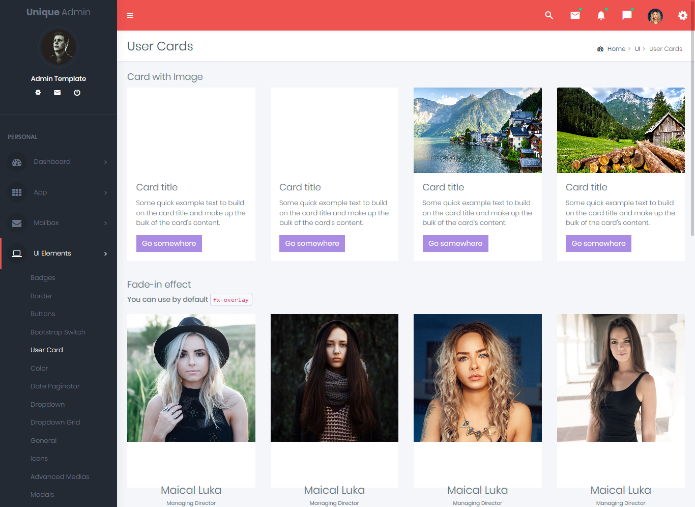 Admin Templates