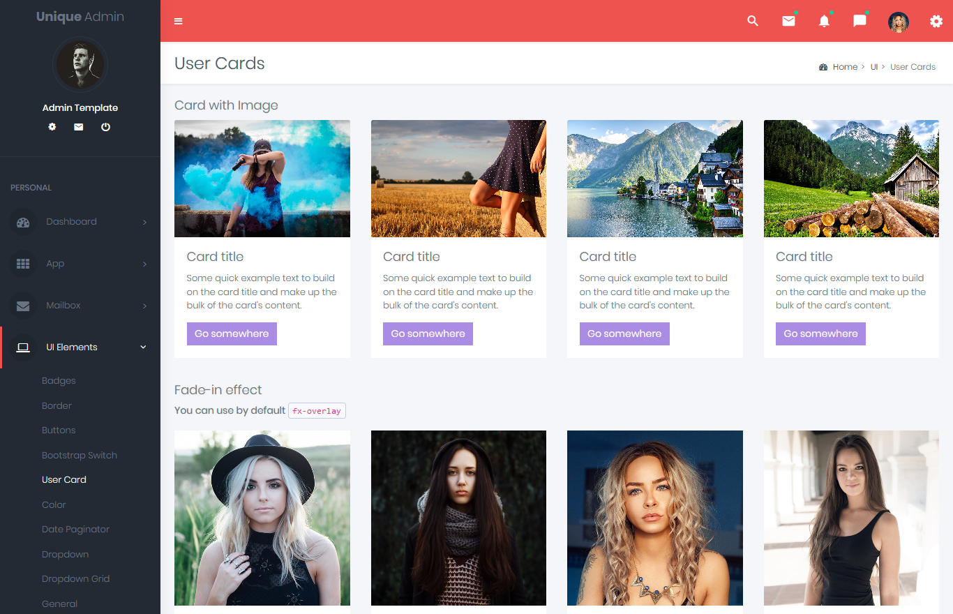 Bootstrap 4 Admin Templates