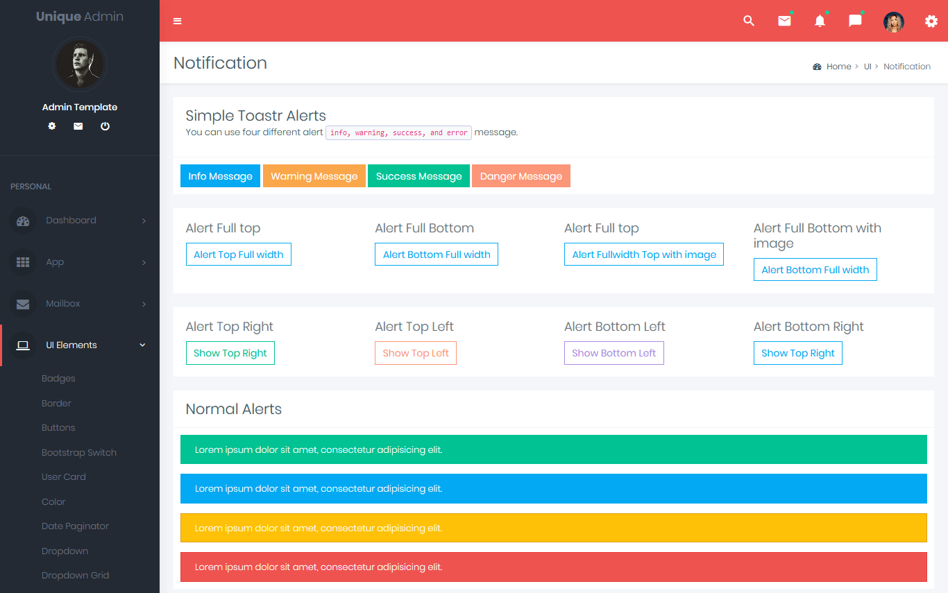 Admin Templates