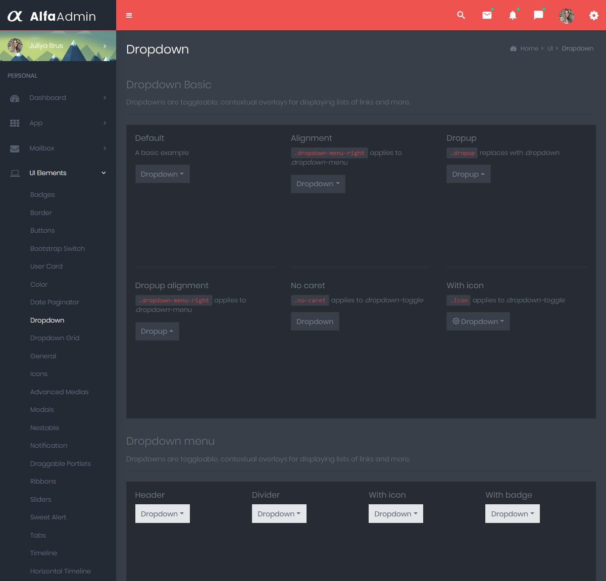 Admin Templates