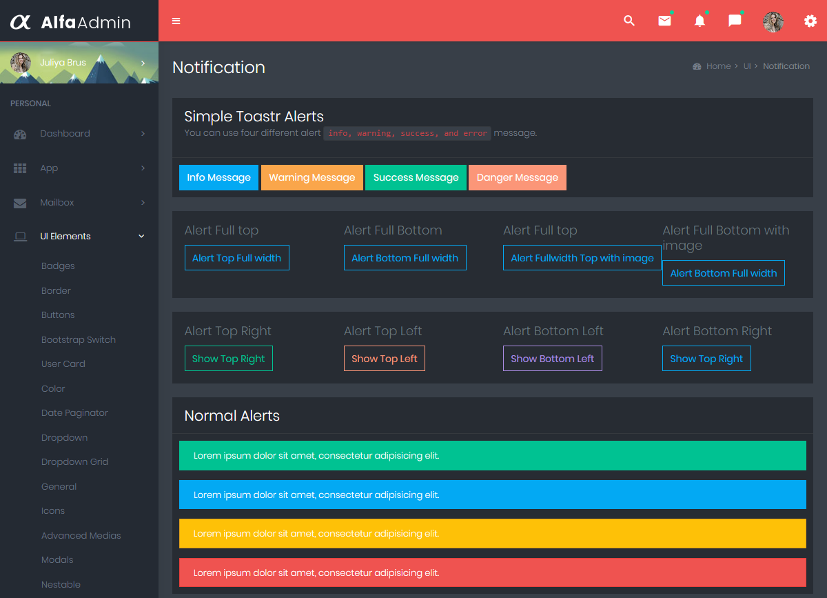 Admin Templates