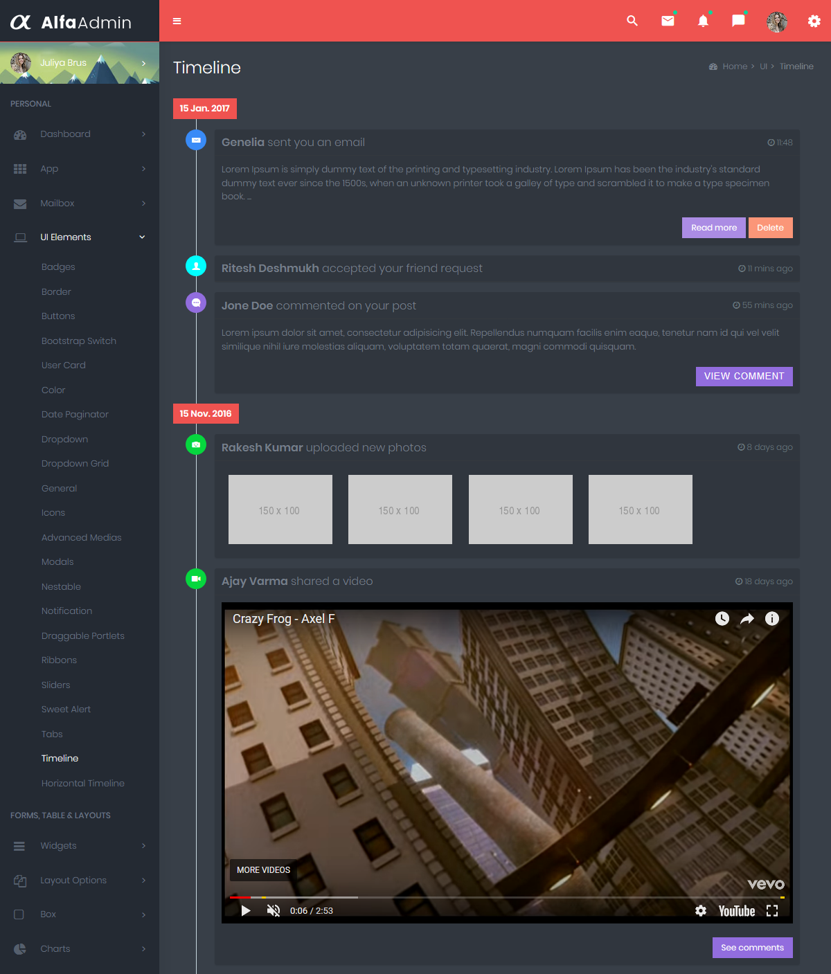 Responsive Bootstrap 4 Admin