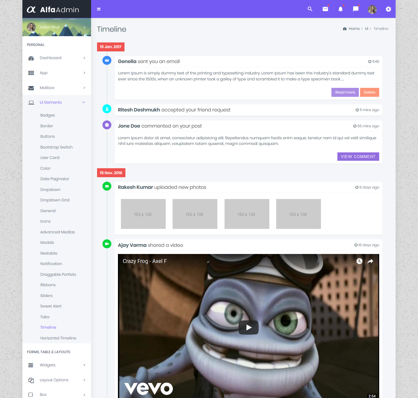 Bootstrap Admin Templates