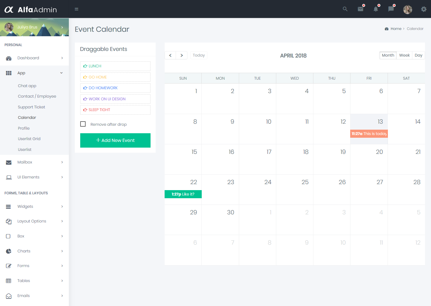 Premium Admin Template