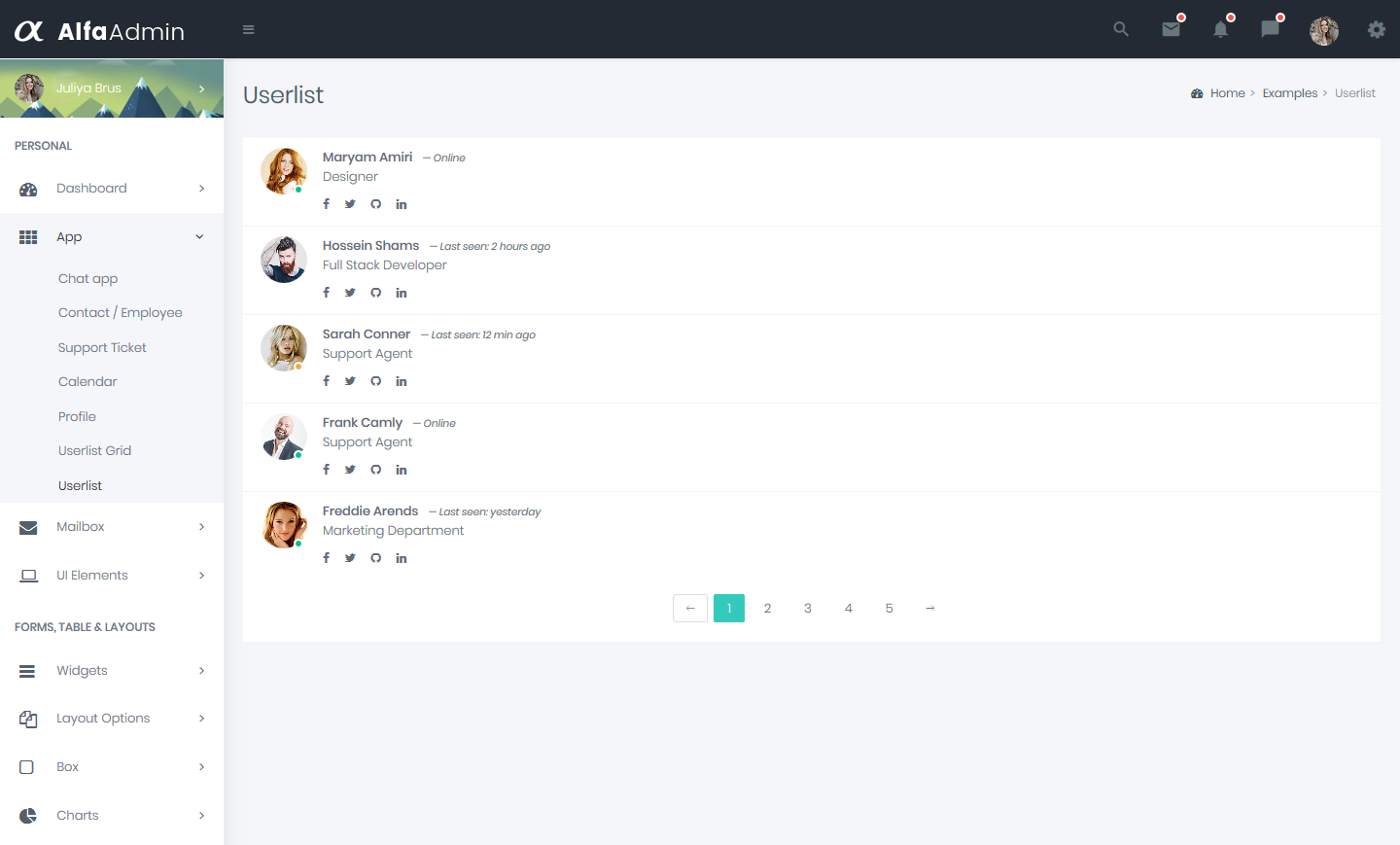 Bootstrap 4 Admin Templates