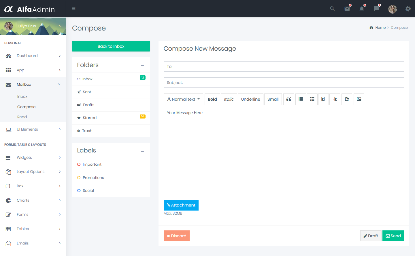 Responsive Bootstrap 4 Admin