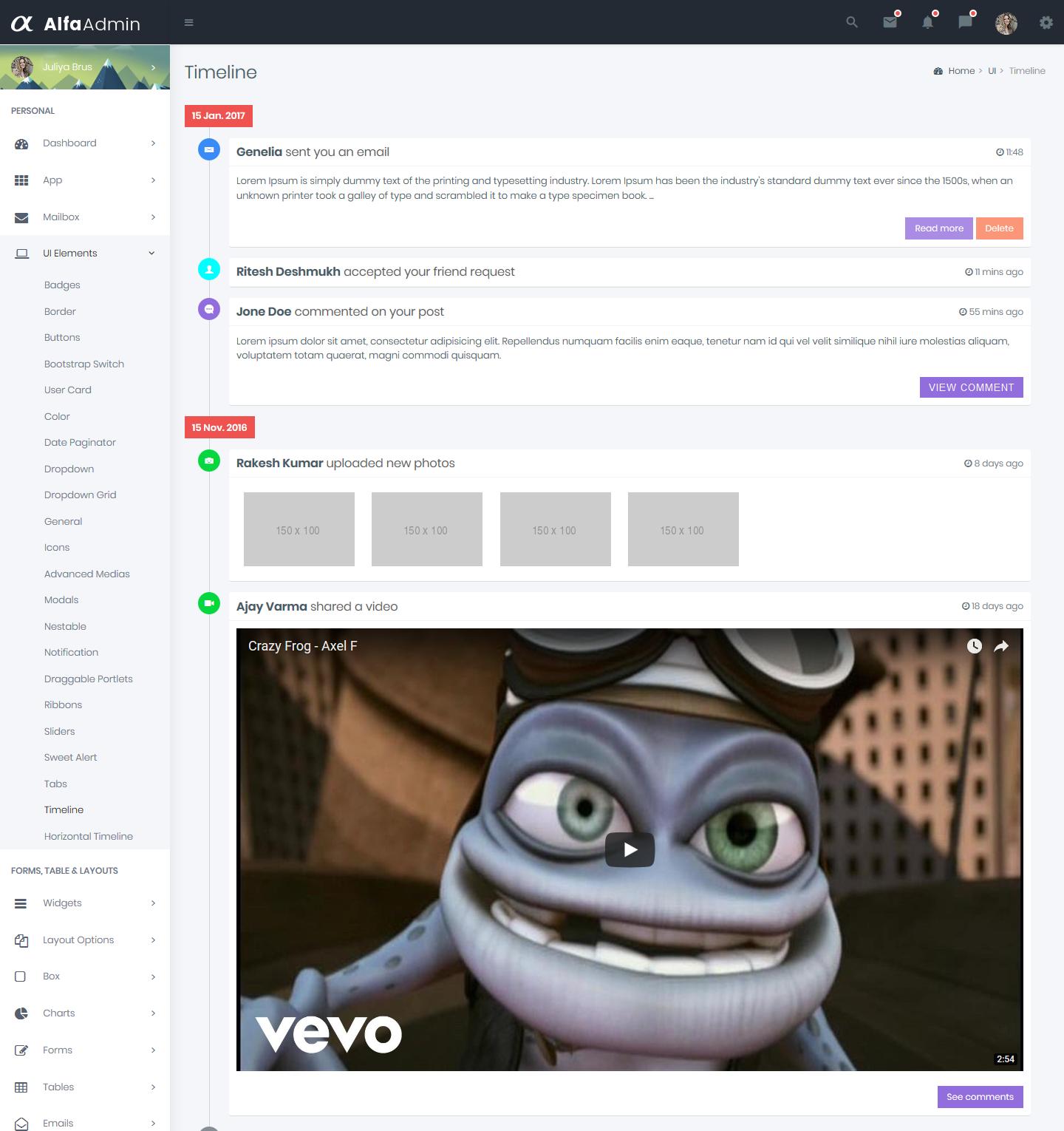 Admin Templates