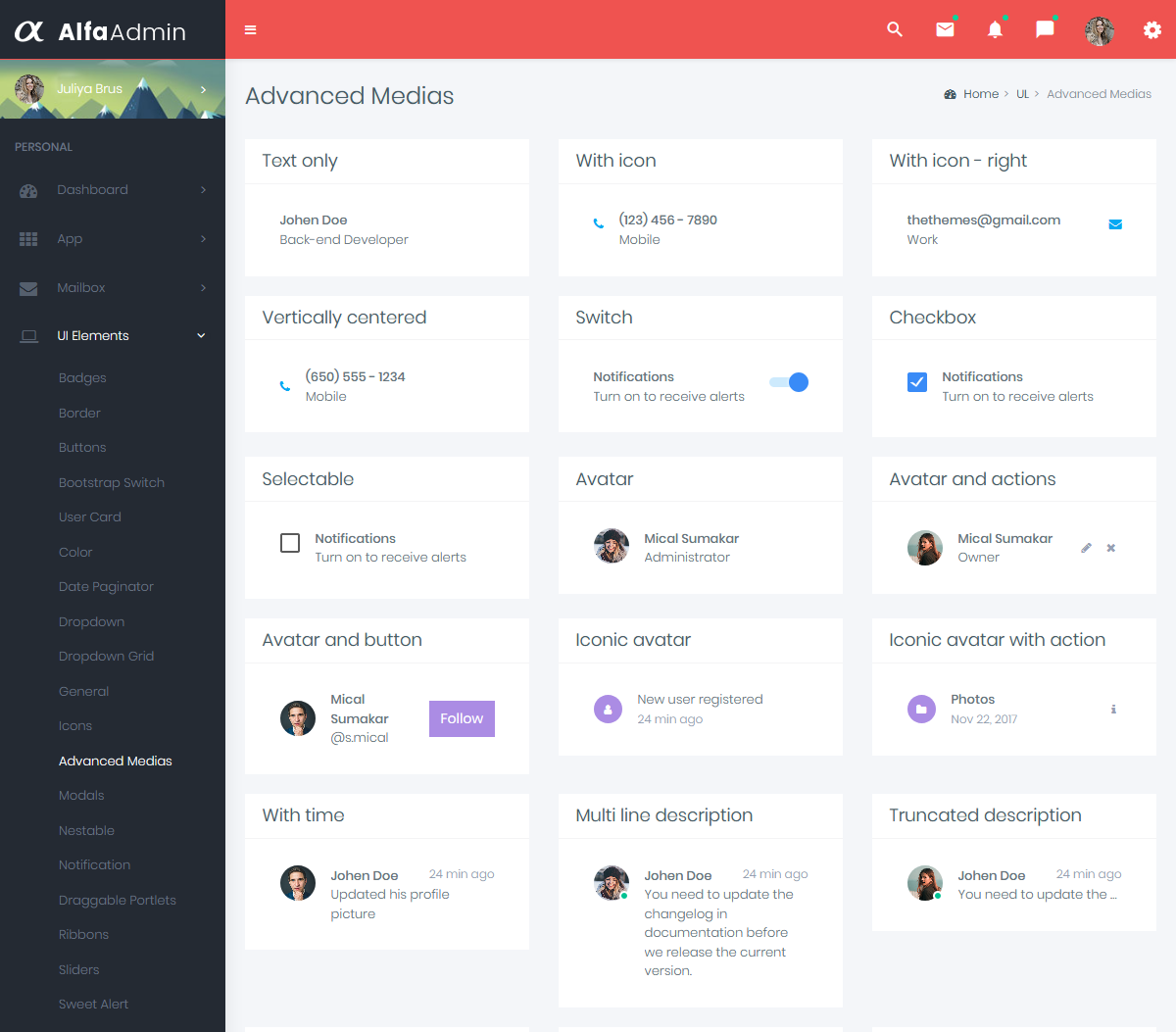 Bootstrap 4 Admin Dashboard