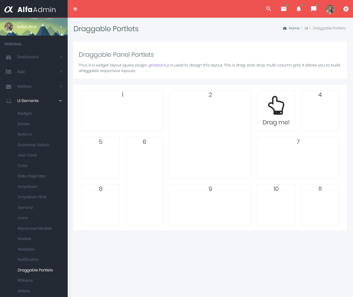 Bootstrap Admin Template