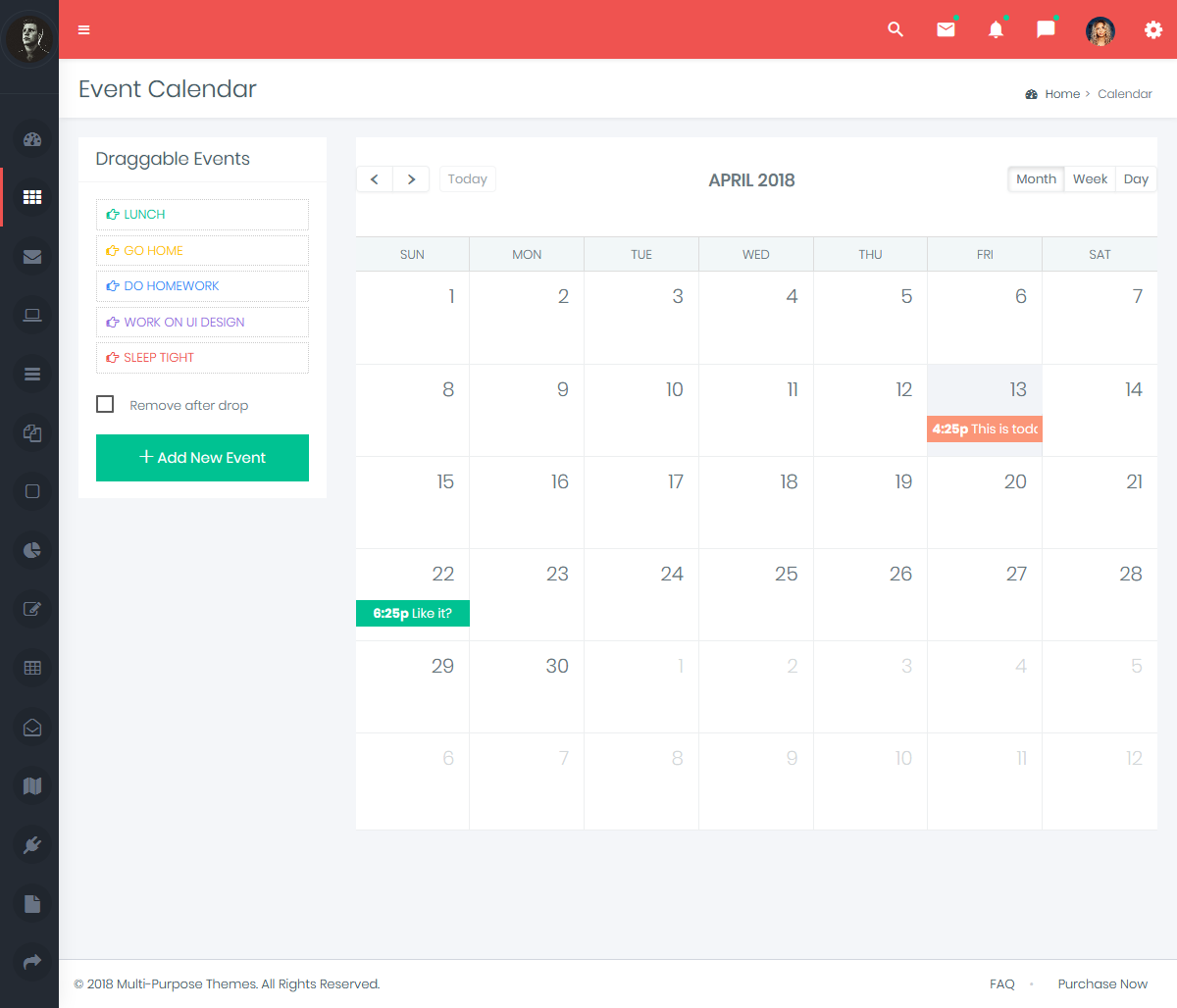 Responsive Bootstrap 4 Admin