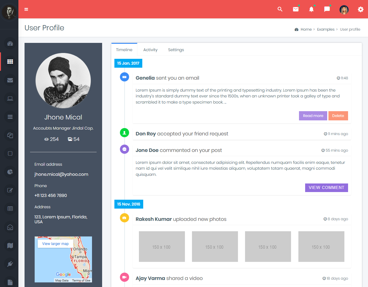 Admin Templates