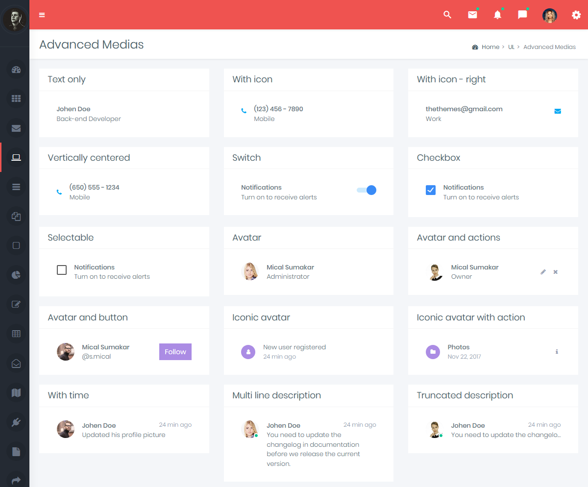 Bootstrap Admin Templates