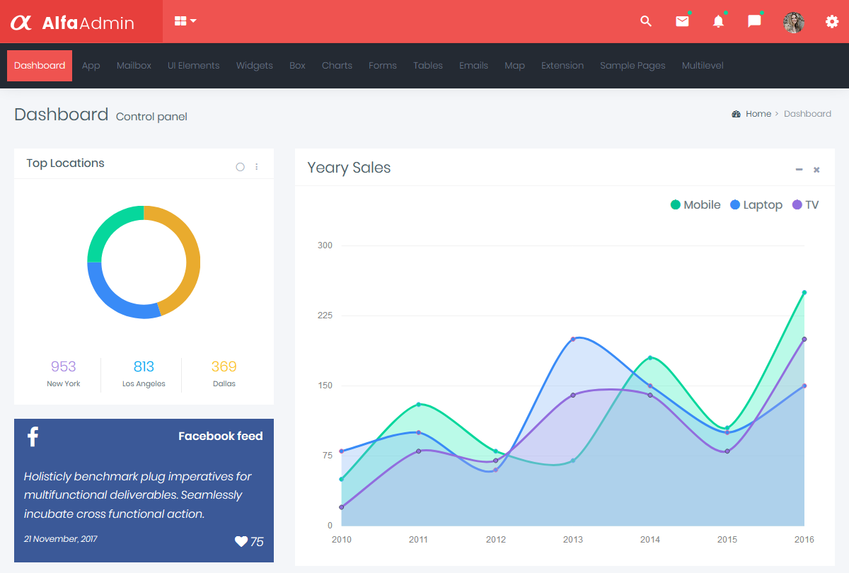 Bootstrap Admin Templates