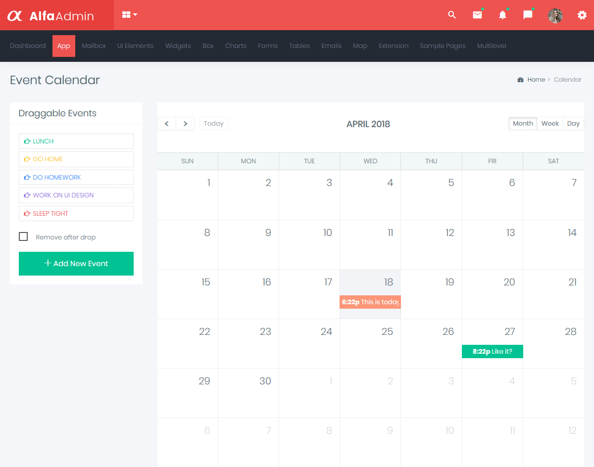 Bootstrap 4 Admin Templates