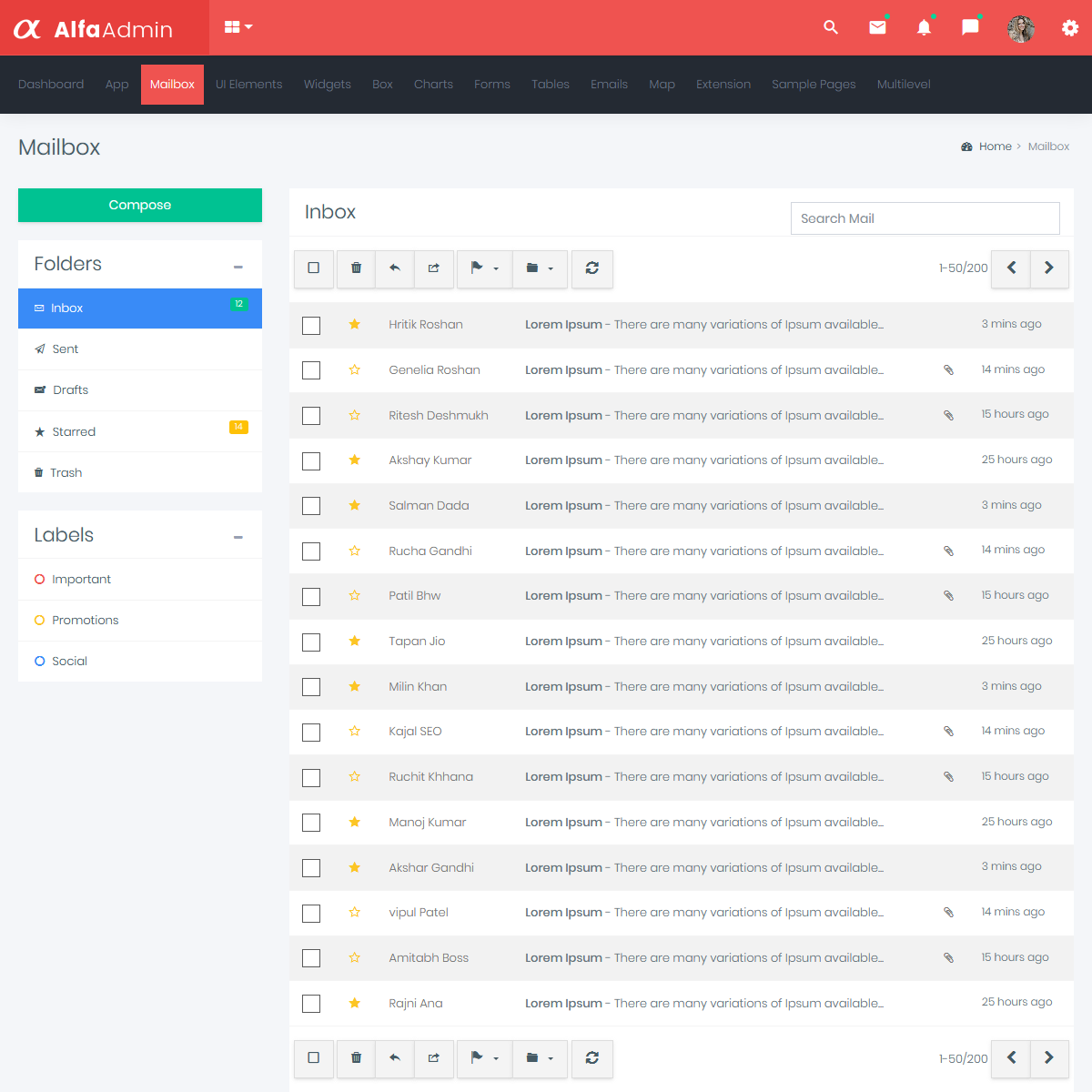 Bootstrap Admin Templates