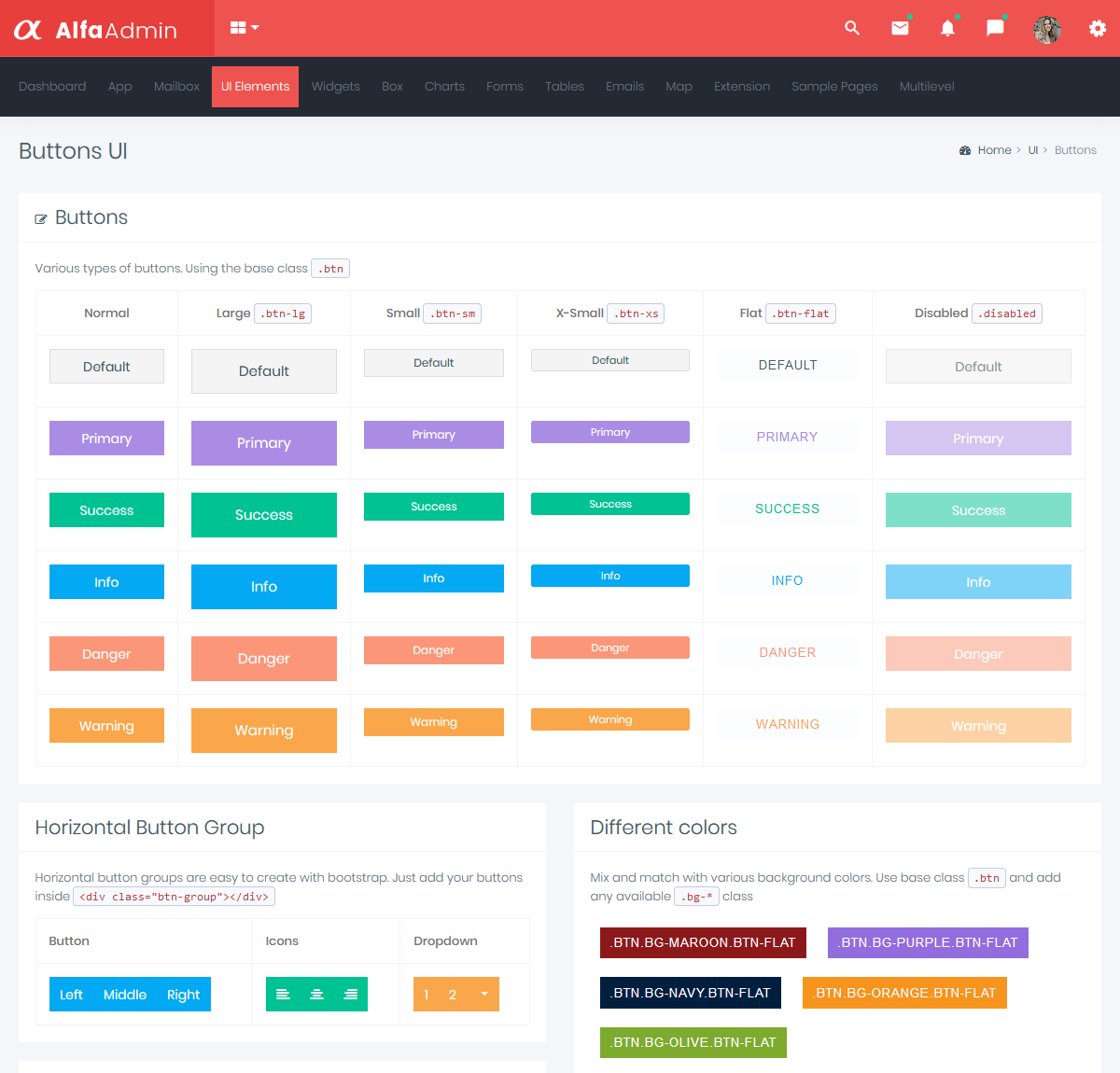 Admin Templates