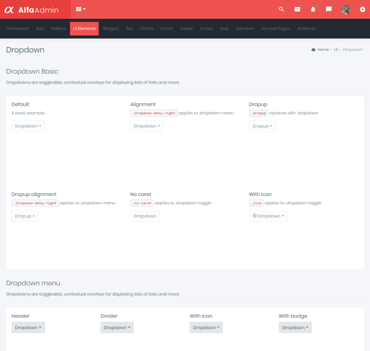 Bootstrap 4 Admin Dashboard