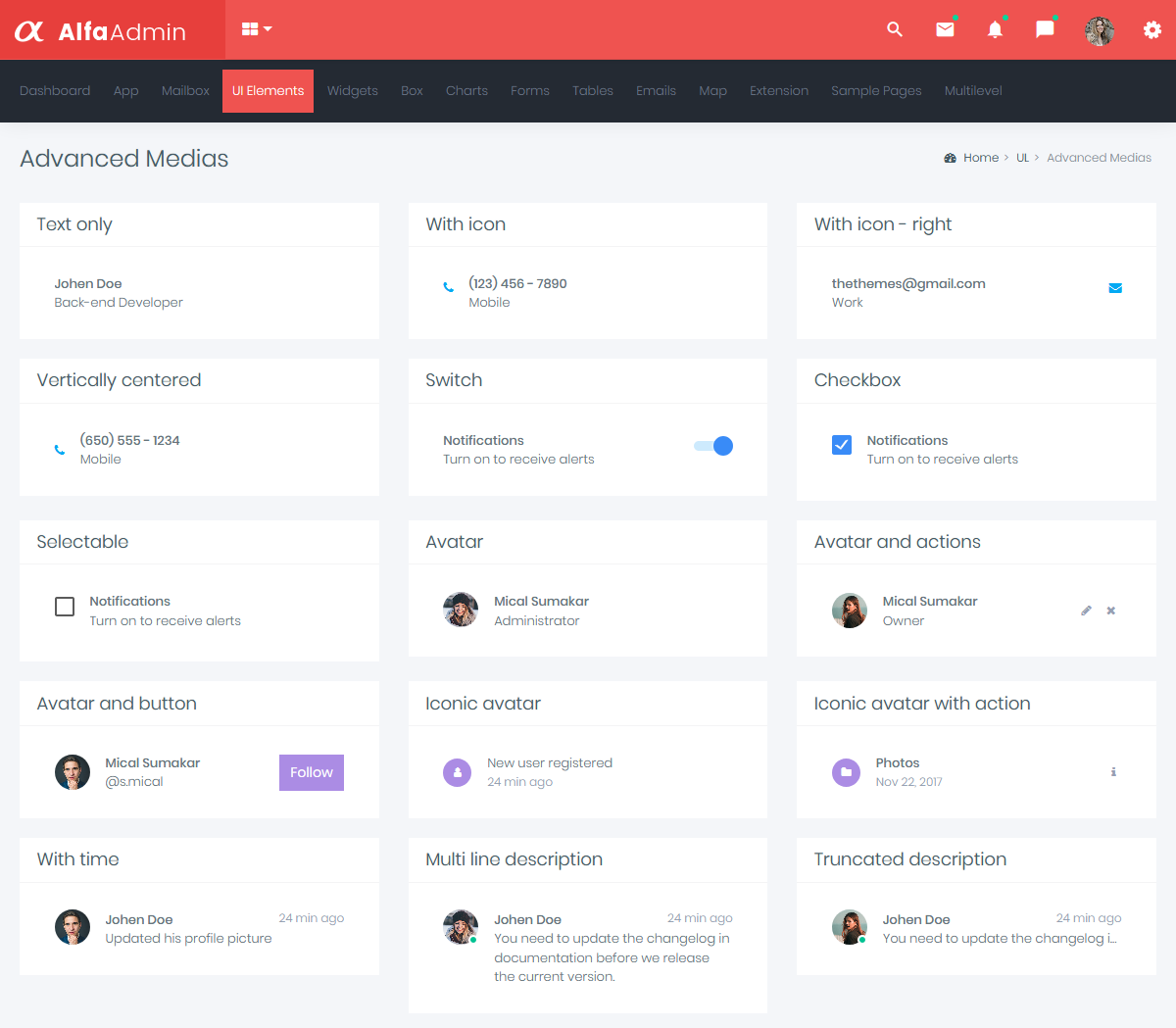 Premium Admin Template