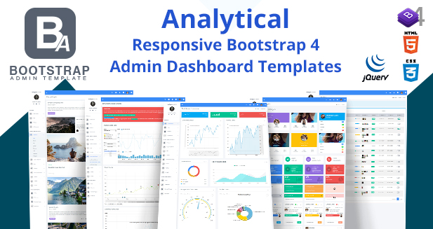 Unique Analytical – Responsive Bootstrap Admin Templates