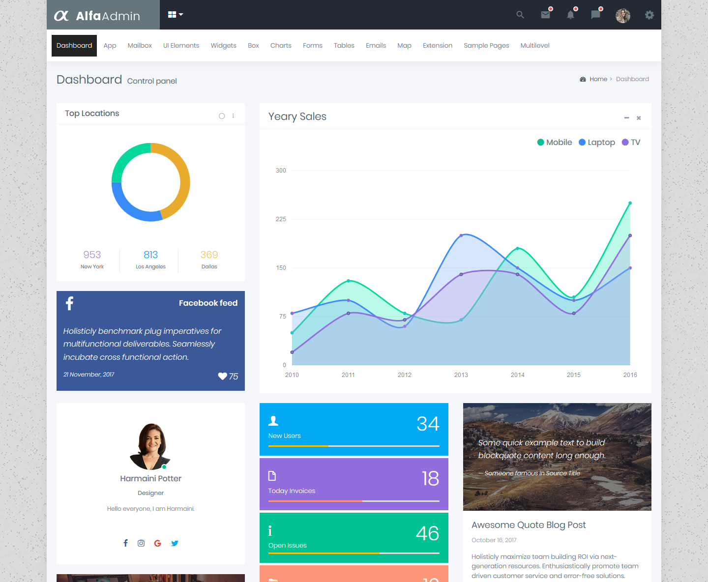 Premium Admin Template