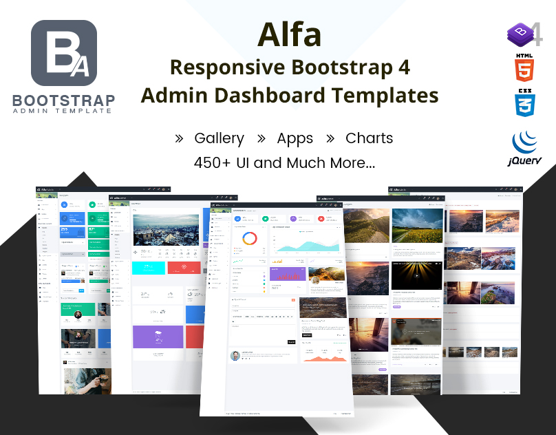 Bootstrap 4 Admin Templates