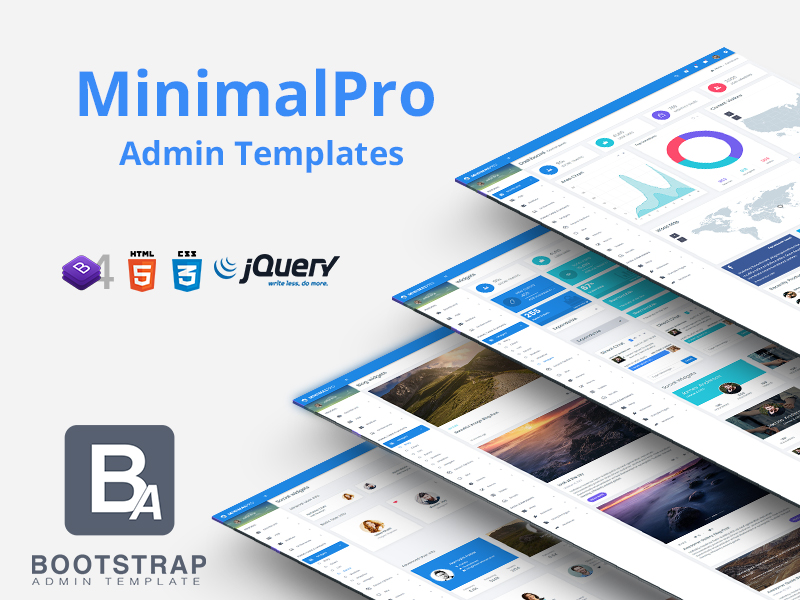 Bootstrap 4 Admin Templates