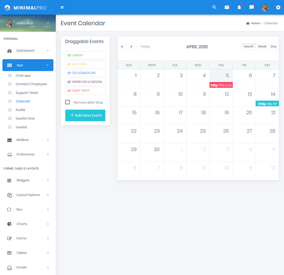 Bootstrap Admin Templates