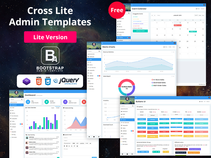 Admin Dashboard Templates