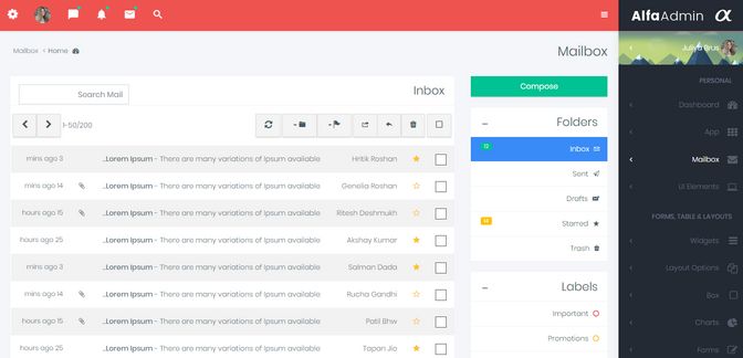 Bootstrap Admin Template