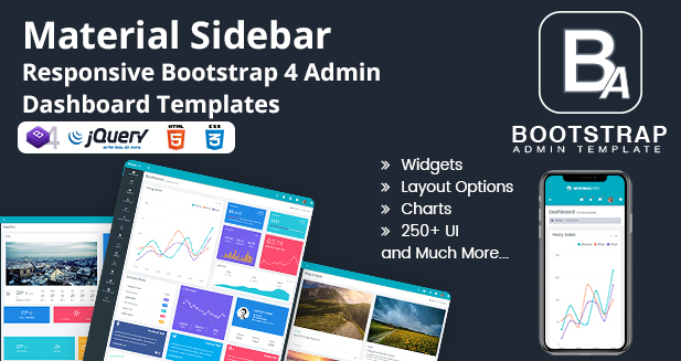 Responsive Bootstrap 4 Admin