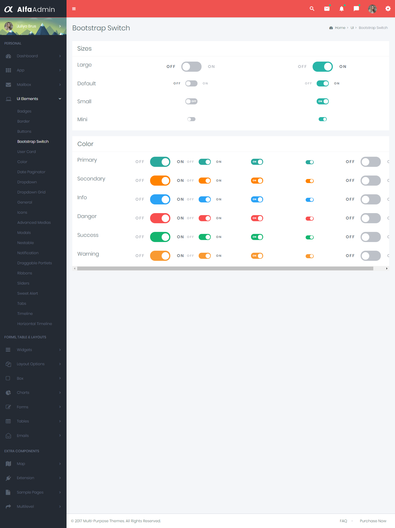 Bootstrap 4 Admin Dashboard