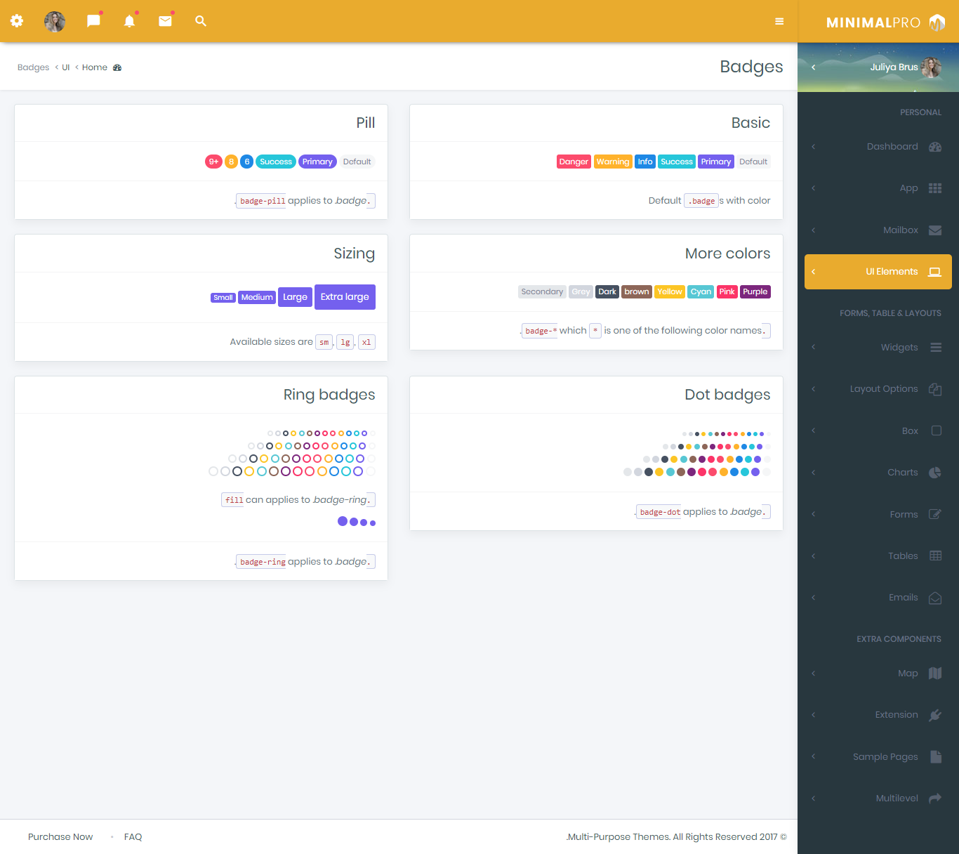 Admin Dashboard Templates