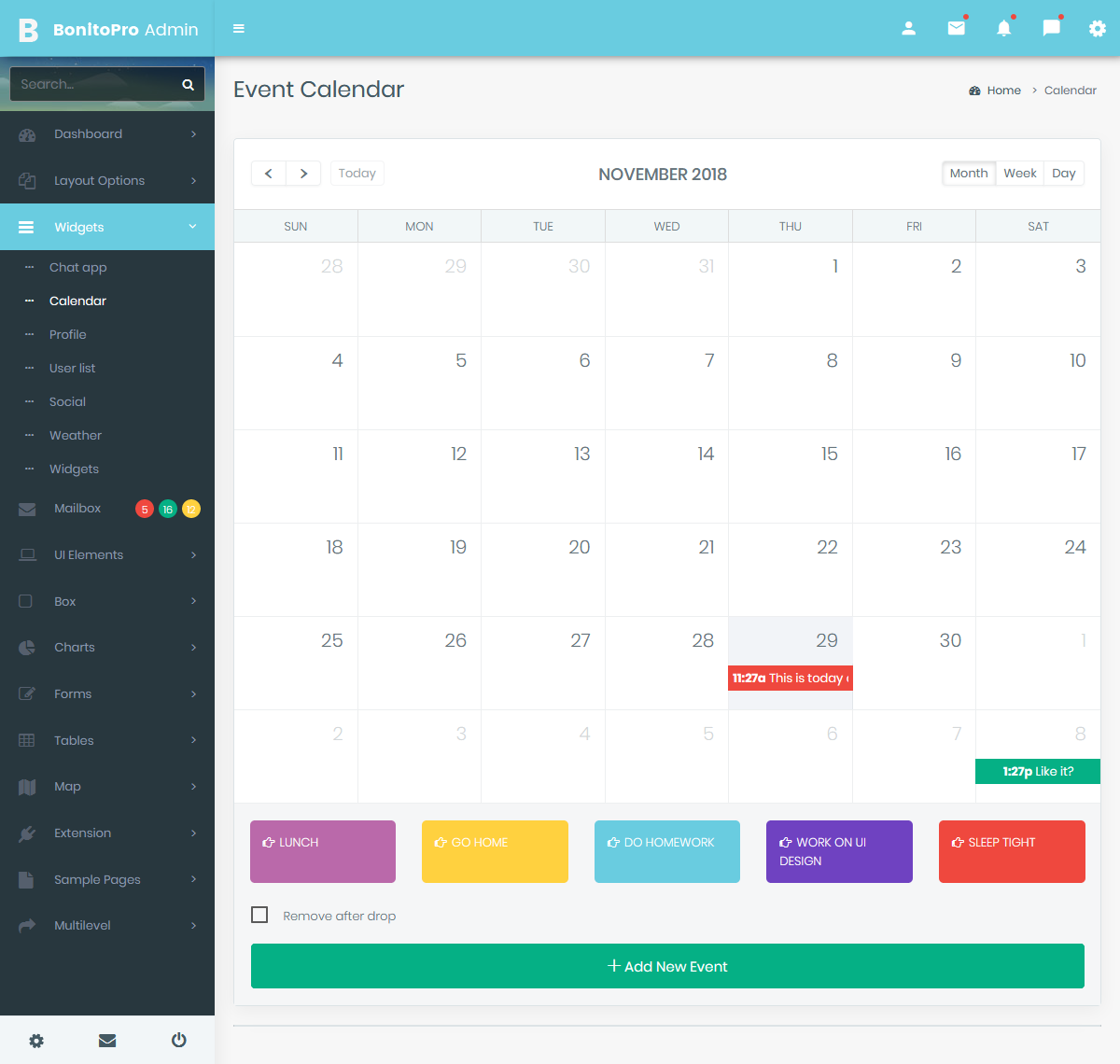 Responsive Bootstrap 4 Admin