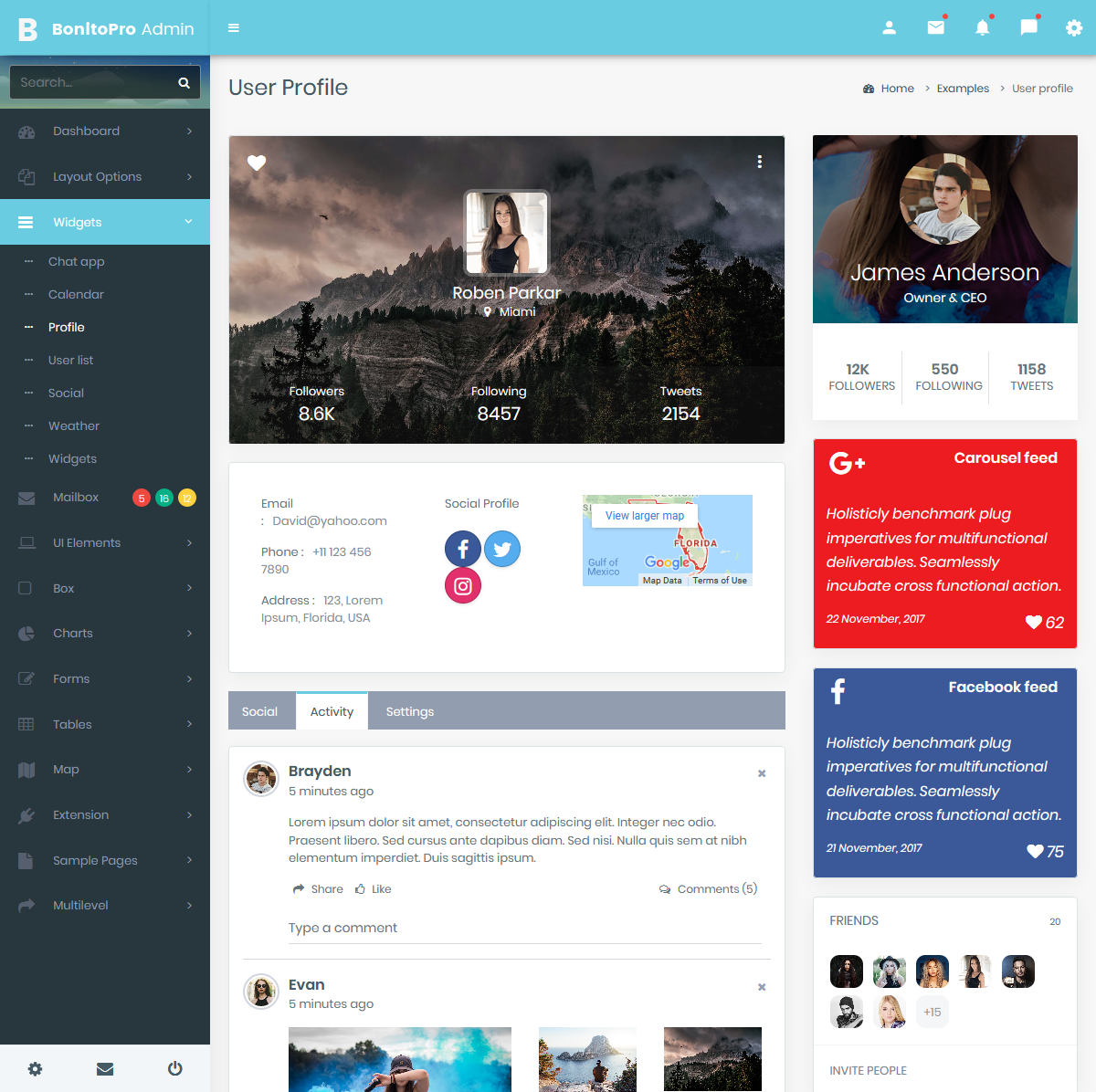 Premium Admin Template