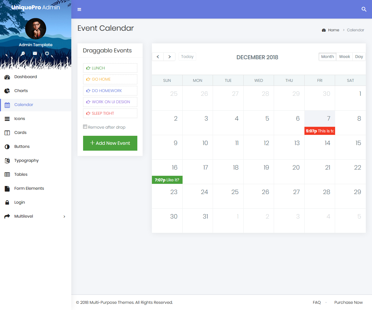 Bootstrap 4 Admin Templates