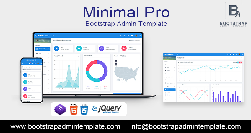 Bootstrap Admin Templates With Bootstrap Admin Web App – Minimal Pro