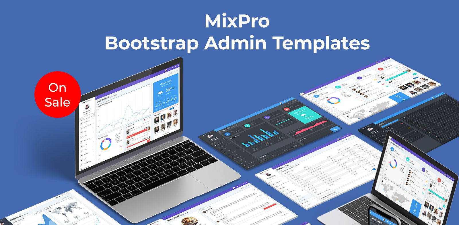 Bootstrap 4 Admin Templates With Bootstrap Admin Web App – MixPro