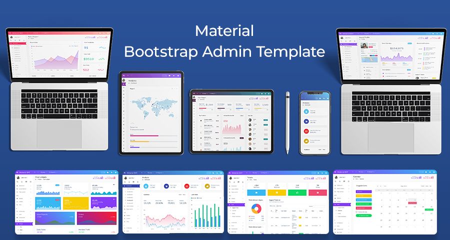 Bootstrap Admin Web App