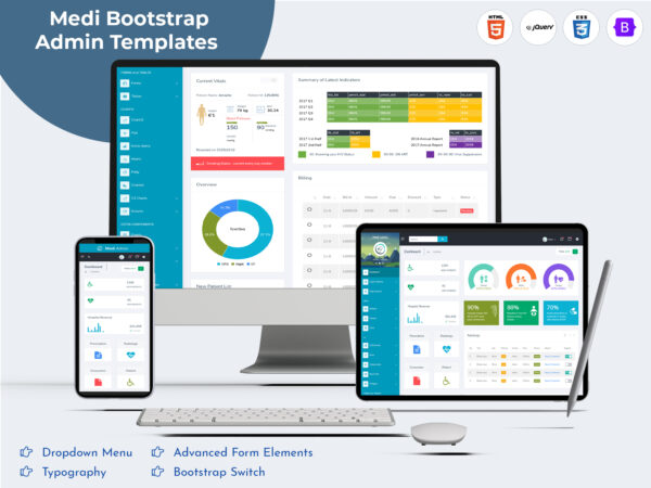 Responsive Admin Dashboard Template - Bootstrap Admin Template