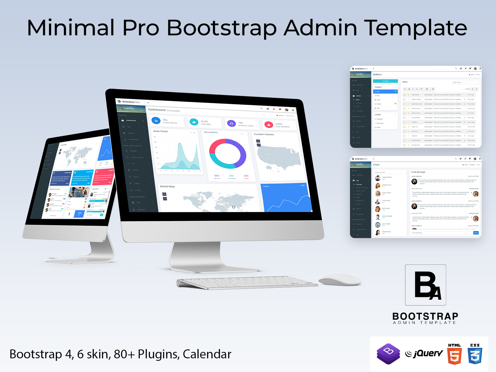 Minimal Pro – Bootstrap Admin Templates