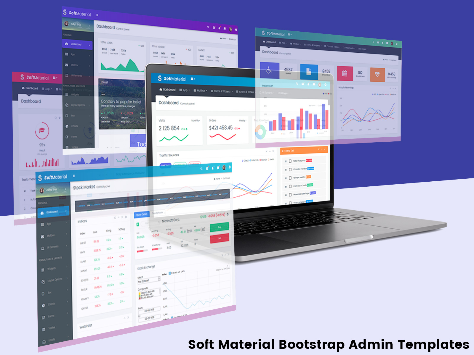 Soft Material Bootstrap Admin Templates